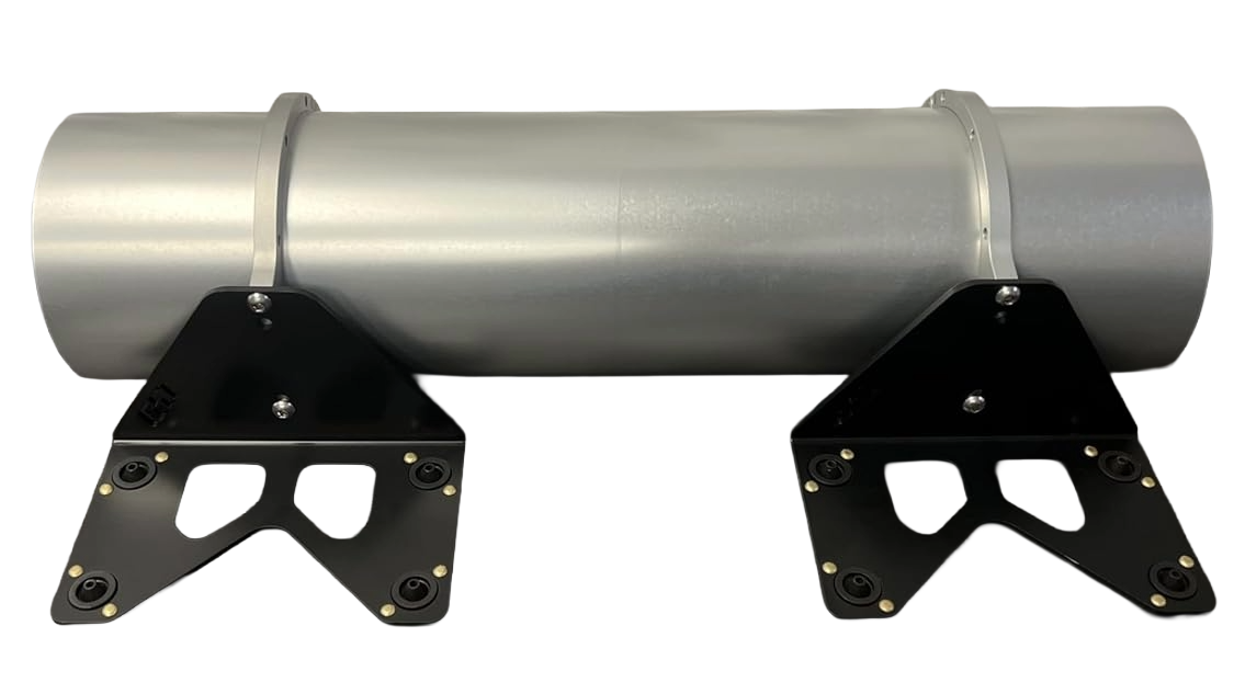 Silver Anodized Air Tank Clamps