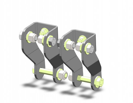 88-98 Chevy GMC C1500 Shock Relocation Brackets