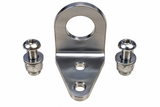 -3 AN Bulkhead Tab Vertical (Stainless Steel)
