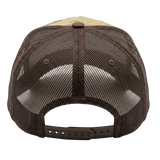 GSI Snapback Hat | Camo / Brown Mesh | Copper Patch
