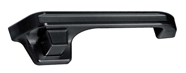 73-87 BILLET DOOR HANDLES, GROOVE DETAIL, (BLACK)