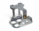 A steel, light weight Optima battery mount solution. Comes with hardware
