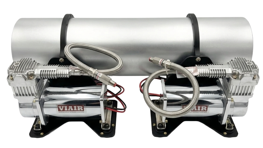 GSI Compressor BRackets with Compressors Attcached to Tank