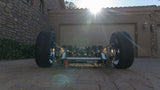 GSImfab 1973 - 1991 Chevy C30 Air Ride Dually Chassis Front Aired Out