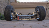 GSImfab 1973 - 1991 Chevy C30 Air Ride Dually Chassis Front Aired Out Close