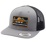 GSI Snapback Hat | Grey / Black Mesh | Copper Patch