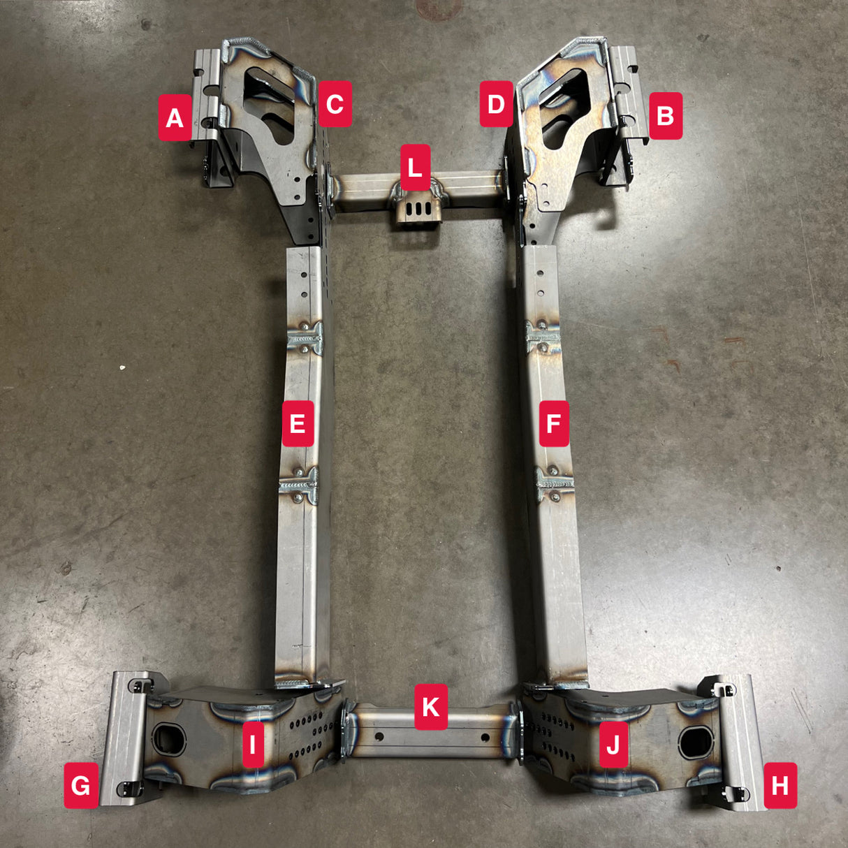 73-87 C10 Squarebody Inner Frame Stiffener Kit