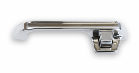 GSI polished grooved billet door handles for 1973–1987 Chevy GMC C10 Squarebody truck