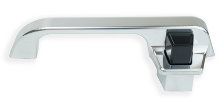 GSI raw smooth billet door handles with black button for 1973–1987 Chevy GMC C10 Squarebody truck