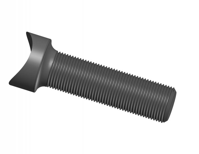 BILLET THREADED STUD 1&quot;-14 (LH)