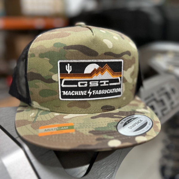 GSIMFAB WHITE DESERT PATCH (CAMO/BLACK MESH BACK HAT)