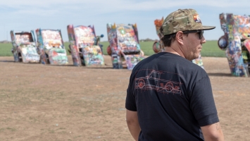 67-68 Cad shirt Cadillac Ranch Texas