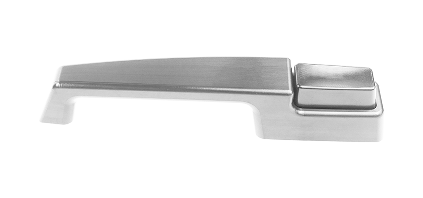 67-72 Billet Door Handles Raw Finish, Smooth Detail.