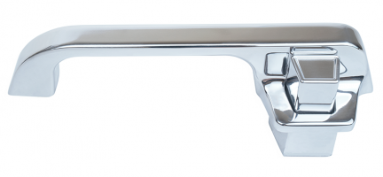 73-87 Billet Door Handles, Polished Finish, Smooth Detail