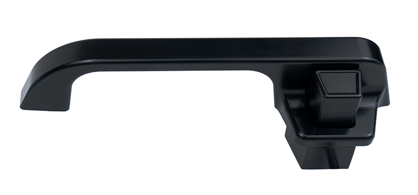 73-87 Billet Door Handles, Smooth Detail, (BLACK)