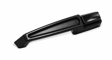 67-72 Billet Door Handles, Groove Detail, Black Finish